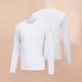 thumbnail image 2 of Dagugfen Workout Tops for Men Long Sleeve Tight Crew Neck Base Layer Leisure Running Athletic Tops, 2 of 7