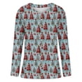thumbnail image 4 of Jsaierl Ugly Christmas Sweater for Women Cute Xmas Open Front Button Down Sweater Cardigans Fall Winter Knitted Outwear Coat, 4 of 5
