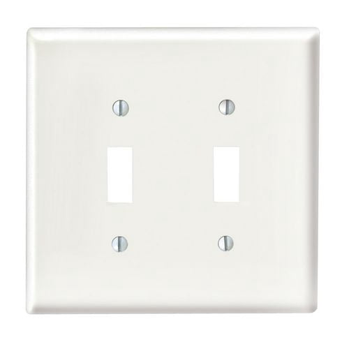 2-Gang Toggle Switch Wallplate