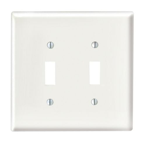 2-Gang Toggle Switch Wallplate