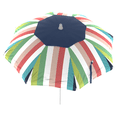 thumbnail image 3 of Parasol de plage octogonal Rayures multicolores 2,1 m Mainstays, 3 of 8