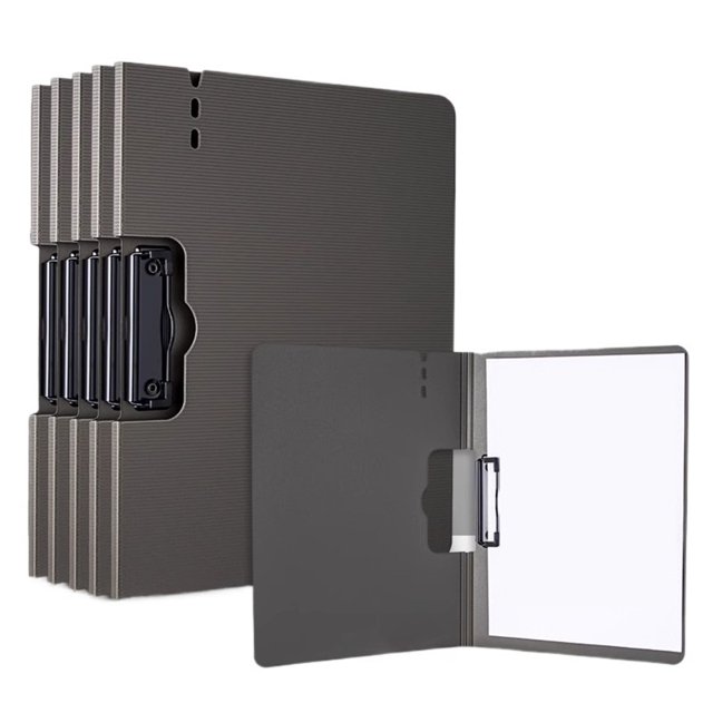 5 Pcs Pince Unique Dossier A4 Multifonction Pliable Bloc-Notes Stockage de Données Fournitures de Bureau