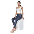 thumbnail image 4 of Pantalon Extensible en Cuir pour Femmes avec Poches, 4 of 8