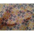 thumbnail image 4 of oneOone Silk Tabby Fabric Check & Triangle Ikat Fabric Prints By Yard 42 Inch Wide, 4 of 4