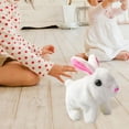 thumbnail image 4 of Jouet Lapin Volant, Simulation Adorable Sautant Flopsie Électrique Blanc, 4 of 7