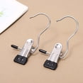 thumbnail image 1 of TopLLC Wall Hooks, Hooks for Hanging 2PCS Essential For Home Life 6 Color Optional Stainless Steel Clothes Hanger Hook Design Traceless Storage Easy To Dry Shorts Socks Fabrics A clothespin, 1 of 8