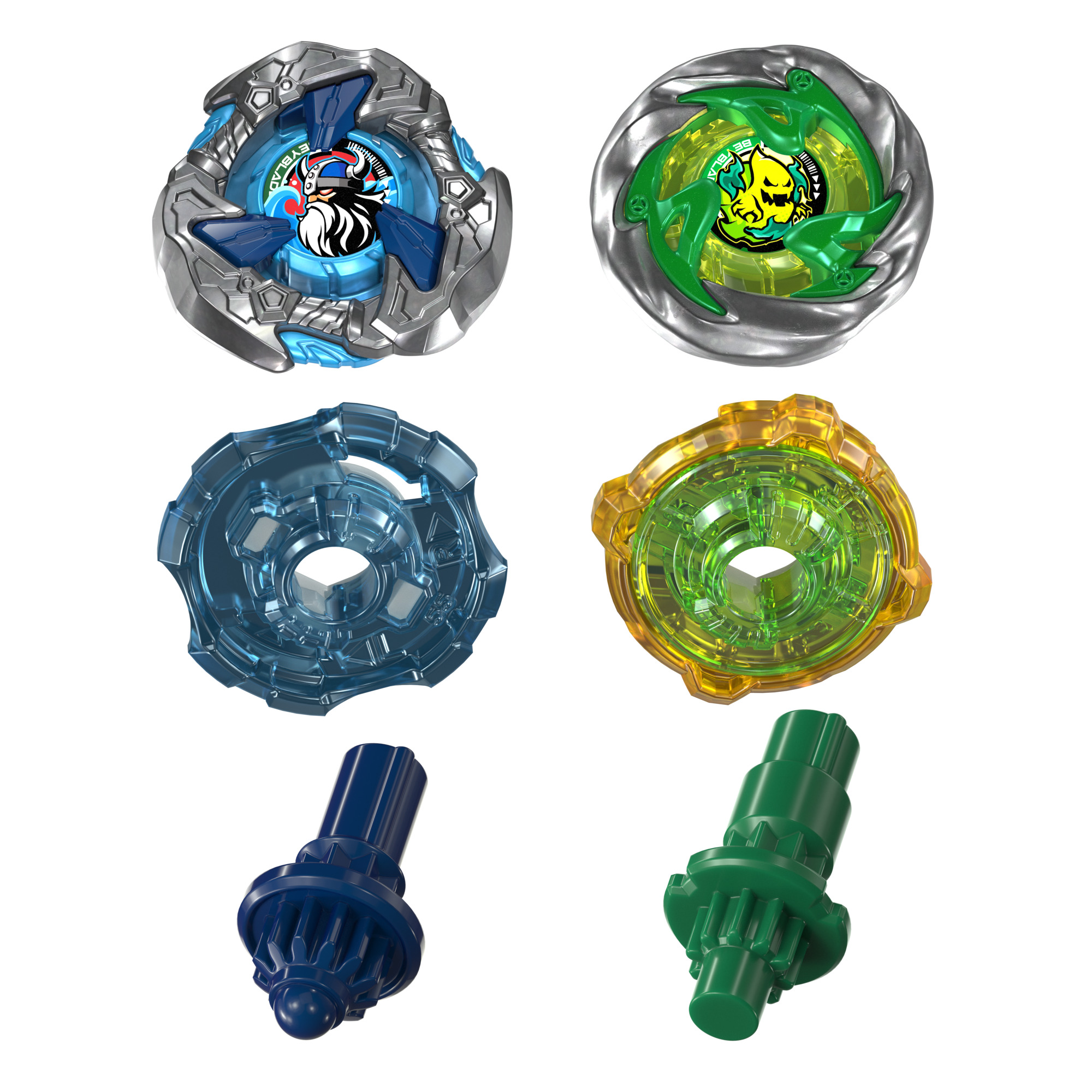 Beyblade X Circle Ghost 4-60LR UX & Hack Viking 4-55O UX Dual Pack Set