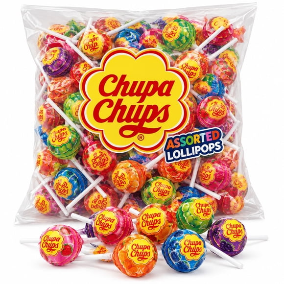 Chupa Chups Lollipops Assorted Flavour, Bulk Pack (Approx 6 LB)