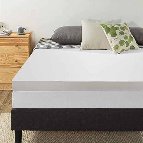Best Price Mattress Surmatelas en Mousse à Mémoire de Forme de 4 Pouces, Grand
