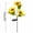 B, variante sur Lumière de Jardin Solaire en Piquet avec Tournesol au Design Réaliste pour Décoration de Patio Extérieur et Pelouse, Éclairage Nocturne Automatique