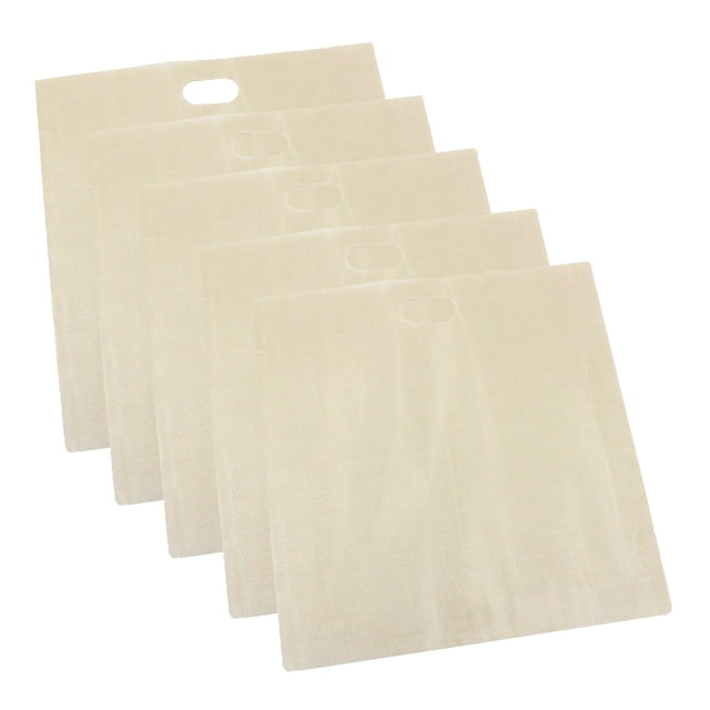 5 Pcs Sacs pour Grille-Pain Réutilisables pour Grilled Cheese Sandwich Antiadhésifs Résistants à la Chaleur