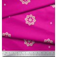 thumbnail image 3 of Soimoi Moss Georgette Fabric Artistic Floral Print Sewing Fabric Yard 42 Inch Wide, 3 of 3