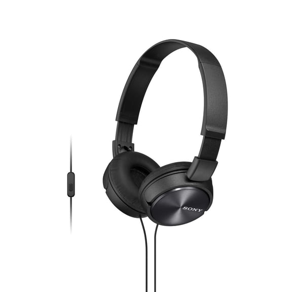Casque d'écoute supra-auriculaire stéréo avec microphone de la série ZX de Sony