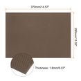 thumbnail image 2 of Unique Bargains Rubber Sole Sheet 1.8mm Thick Repair Non-Slip Replacement Pad for Shoes Bottom Repairing, Brown, 2 of 5