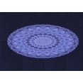 thumbnail image 1 of Ahgly Company Machine Washable Indoor Rectangle Transitional Night Blue Area Rugs, 5' x 8', 1 of 7