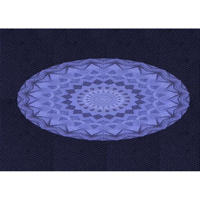 Ahgly Company Machine Washable Indoor Rectangle Transitional Night Blue Area Rugs, 5' x 8'