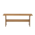 thumbnail image 4 of Linon Banc Grand Sans Dossier en Bois de Pin Delk, Fini Miel, 4 of 15