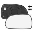 thumbnail image 2 of Rearview Mirror Glass with Backing Plate Left Side for Hyundai Elantra for Kia Spectra, 2 of 7