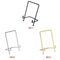 thumbnail image 3 of Iron Table Photo Card Display Photo Stand Card Stand Party Decoration Picture Holder Home Easel gold 13*21cm, 3 of 8