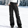 thumbnail image 2 of FAVIPT Pantalon de Ski Léger et Imperméable pour Femmes, Patchwork, Poches, Pantalon Chaud, Hiver, Planche à Neige, Randonnée, Pantalon de Sport, Noir, TTTG, 2 of 8