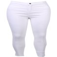 thumbnail image 1 of Women Pants High Waist Slim Pencil Skinny Tummy Control Solid Color Pants, 1 of 7