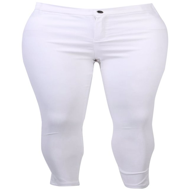 Women Pants High Waist Slim Pencil Skinny Tummy Control Solid Color Pants