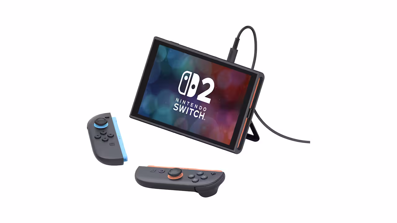 thumbnail image 4 of Nintendo Switch 2 Mario Kart World Edition with Extra Joy-Cons, Racing Wheel Set of 2, and MightySkins Console Skin Voucher, 4 of 5