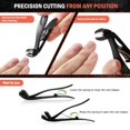 thumbnail image 3 of Nail Clipper Ergonomic Angled Head for Toenail Clipping and Grooming, 3 of 7