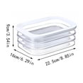thumbnail image 2 of Binwennn Storage Container For Fridge Storage Stackable Lunch Meat Storage Ham And Cheese Container For Fridge Cold Storage With Lid. Silicone Sealer Bags Small Food Prep Bag Holder Collapsible Food, 2 of 4