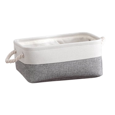 TopLLC Tools&Home Improvement 2025 New Popular New Linen Dualss Color Fabric Storage Basket Storage Basket