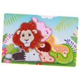 thumbnail image 4 of HILABEE Wooden Animal Puzzles Early Educational Animal Recognition Shape Matching Puzzle Lion, 4 of 9