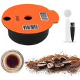 thumbnail image 1 of Refillable stainless steel coffee capsules compatible with Tassimo machines (60 ml, small), 1 of 5