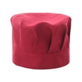thumbnail image 2 of pdqouc Chef Hat Adult Adjustable Baker Kitchen Cooking Chef Cap Durable Kitchen Cooking Cap Perfect for Bakers and Culinary Enthusiasts for Home and Commercial Use, 2 of 4