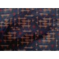 thumbnail image 4 of oneOone Cotton Poplin Fabric Geometric Kasuri Printed Fabric 1 Yard 56 Inch Wide, 4 of 4