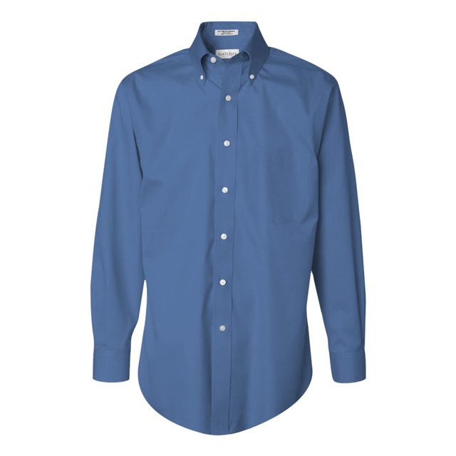Chemise Oxford à Pointe Non Ferrée, 2TG, Bleu Danois Français