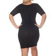 thumbnail image 3 of Gemsli Womens Ferme Contrôle Body Shaper Sans Front avec Manches, Grand, Noir, 3 of 3