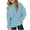 Light Blue, variant on VINUSLI Clean Girl Hoodie Pullover Solid Fall Fashion Warm Hoodies Lightweight Long Sleeve Sweatshirt with Pocket Pink,11 Years