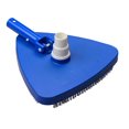 thumbnail image 1 of Aqua First Deluxe Triangular Pool Vacuum Head with Swivel, Easy Snap-On Attachment for 1.25 - 1.5-in Hose, 1 of 1