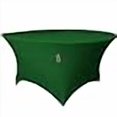 thumbnail image 3 of LA Linen TCSpandex60Rx30H_GreenEmeraldX32 LA Linen Round Spandex Tablecloth, 60-Inch Round 30-Inch High, Green Emerald, 3 of 3