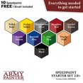 thumbnail image 5 of The Army Painter Speedpaint 2.0 Starter Kit,10 18ml One-Coat Paints + Brush for New Model Makers, Quick Shade Acrylic for Fantasy Tabletop Scale Models, 5 of 5