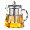 thumbnail image 2 of Glass Tea Pot Stainless Infuser Kettle Water Teapot 650ml/21.98oz, 2 of 8