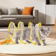 thumbnail image 1 of BKER Tunnel Pliable pour Chat avec Tissu Froissé Tube de Jeu Pliable / 25x25cm Design Compact pour Chats d'Intérieur (Couleur Variable), 1 of 4
