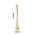 thumbnail image 3 of Birdeem Stainless Steel Straw Spoon Cocktail Milk Tea Coffee Stirring Stick Stirring Spoon Metal Straw Coffee Stick, 3 of 6