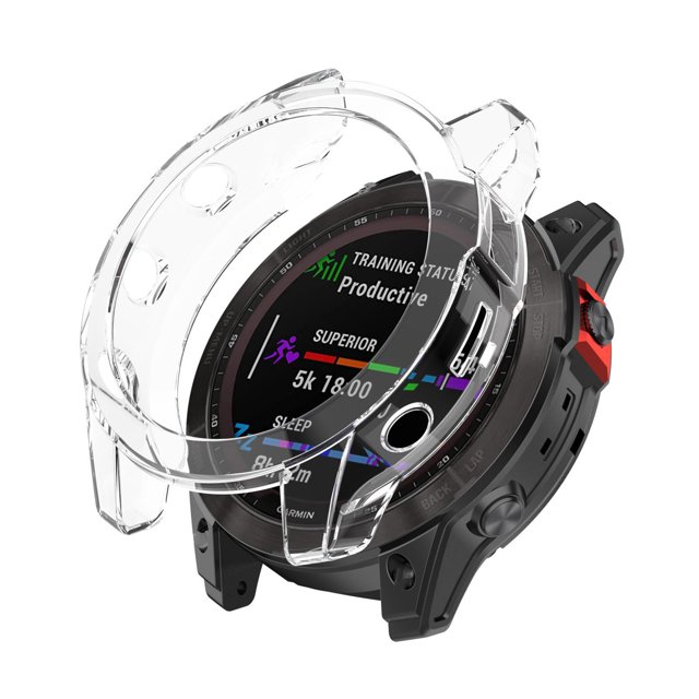 WIFKLSIIPG Suitable for Garmin- Epix Gen2 Case, Watch Protective Case, Half-pack Tpu Hollow Case, Watch Accessories