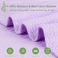 thumbnail image 4 of PiccoCasa Cooling Blanket Viscose from Bamboo Breathable Lavender Twin, 4 of 7