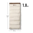thumbnail image 3 of Hi,Fancy Pouvoir de Remplissage Rectangle Canard Ultraléger Portable 4 Saisons Enveloppe Sac de Couchage pour Camping en Plein Air, 3 of 9