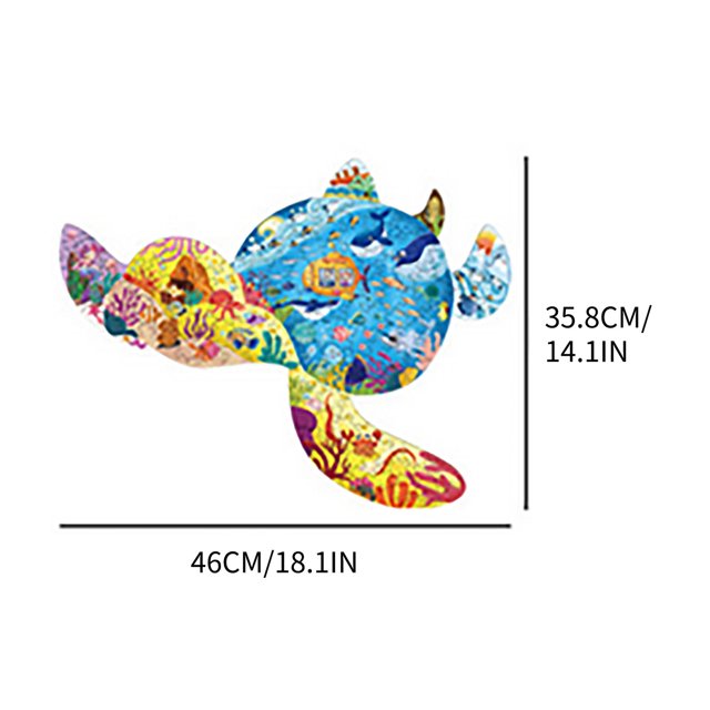 TIMIFIS Jigsaw Puzzle Children's Special-Shaped Large Puzzle Intelligence Flat Chart Above 6 Years Old Puzzles