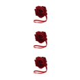 thumbnail image 1 of QualitChoice Rideau Tieback Punch-free Élégant Forme de Fleur Décorative Remplacement Boucle de Maison Attache Ornement Accessoires Rouge 3PCS, 1 of 6