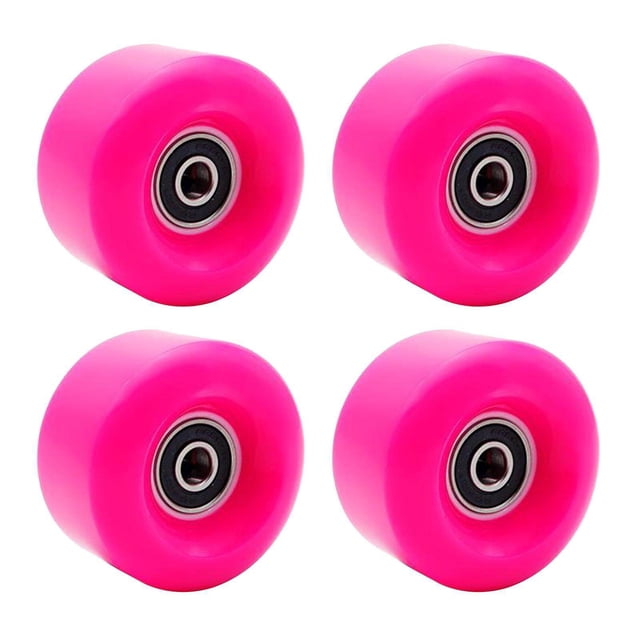 tredstone Inline Skate Wheel PU Wear-Resistant 58mm 82A Wheels Replacement Rosy