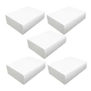 EXHUMKY 5Set of Hand Paper Towels for Bathroom Thick Design Surface Cleaning for General Public